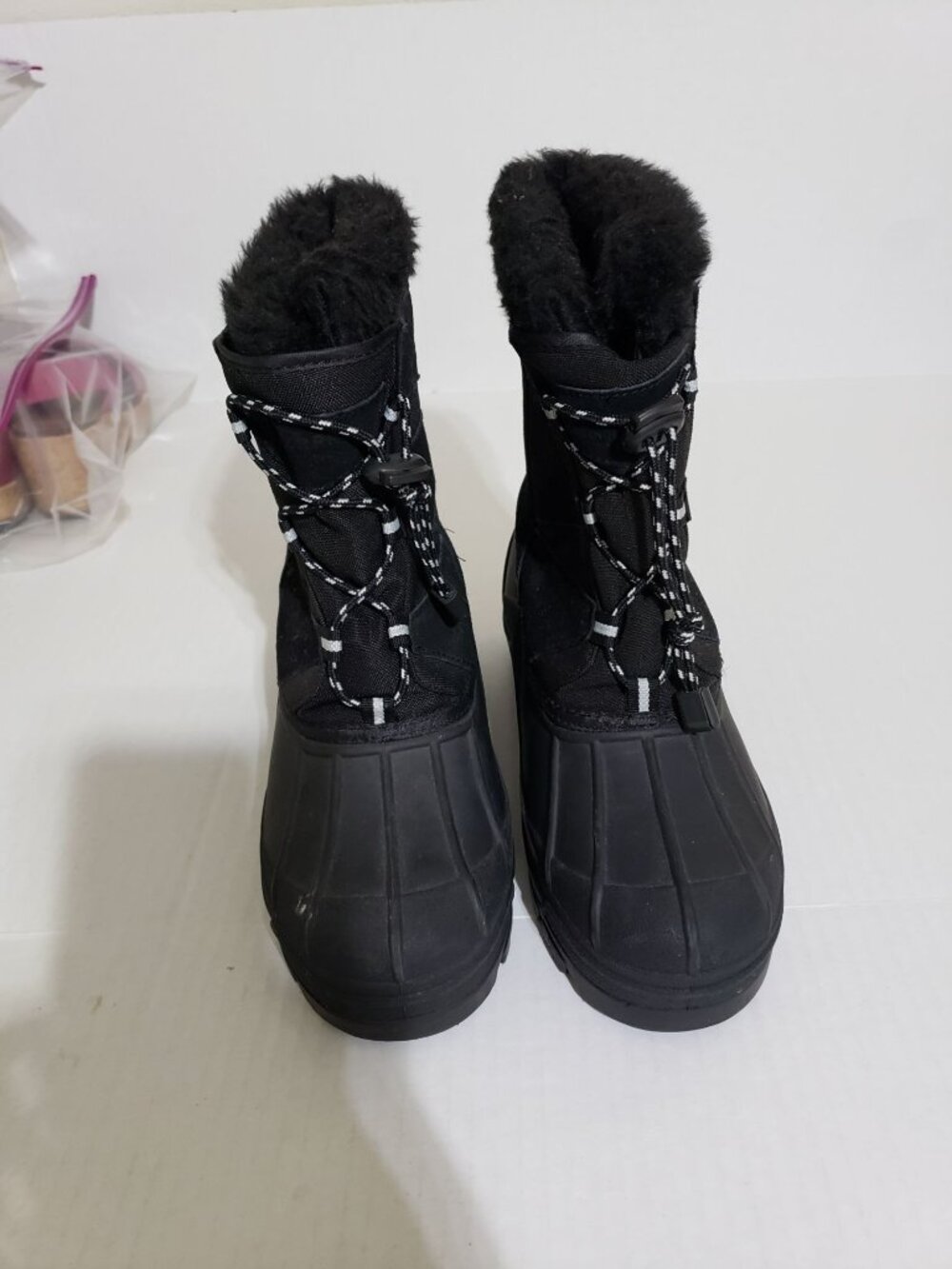 Weatherproof Gwyneth black, duck boots, snow, rain boots, size 8M